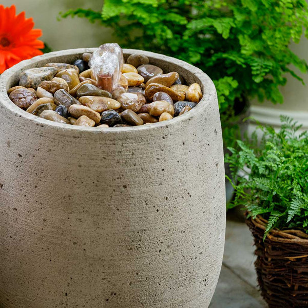 Bayou Breeze Yayla Concrete Fountain Wayfair